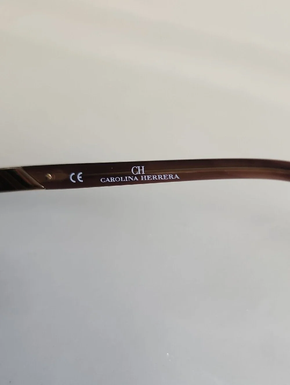Carolina Herrera Brown Cat-Eye Sunglasses with Brown Lenses